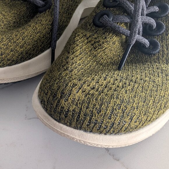 Allbirds Wool Runners Olive Green Sneakers Tree Dasher 2 M8.5 - Lightweight - Picture 3 of 14